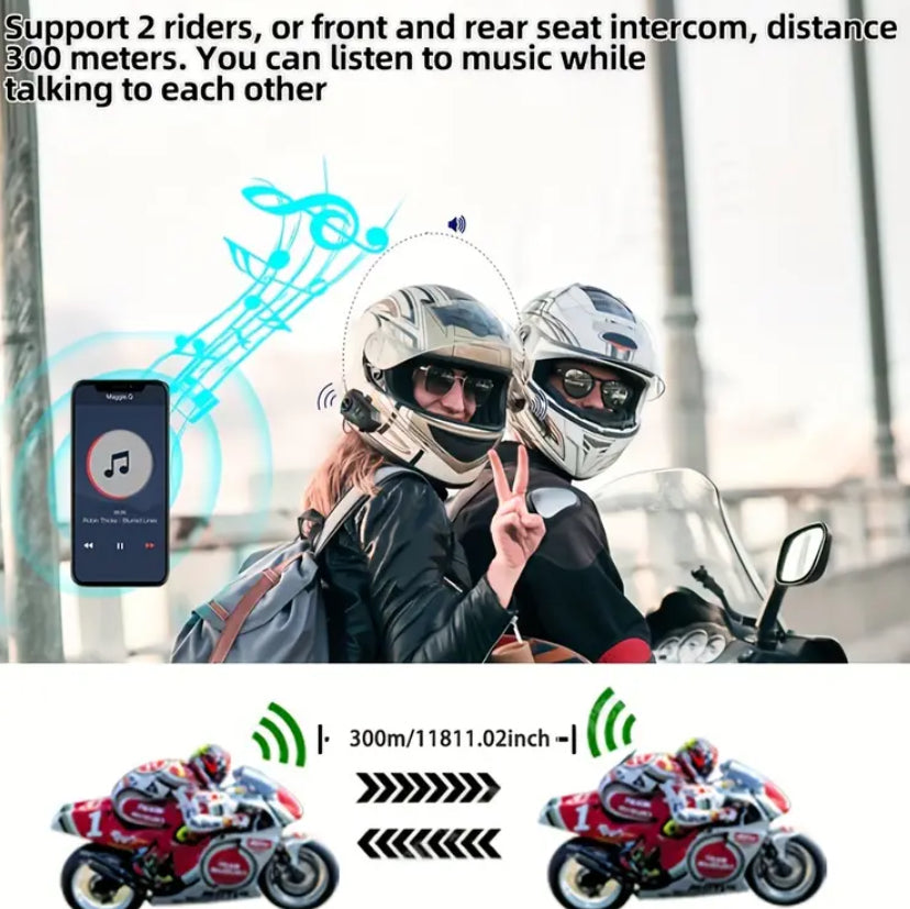 Intercomunicador para casco de moto. Y10 2X