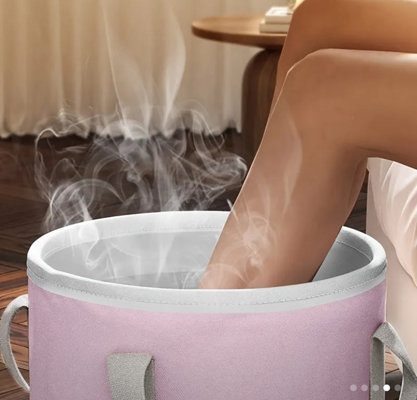 Bañera para manicura portátil. Cuidado personal