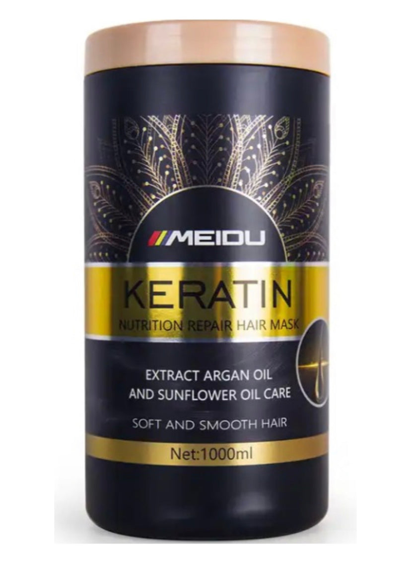 Mascarilla de keratina marca Meidu. Cuidado personal
