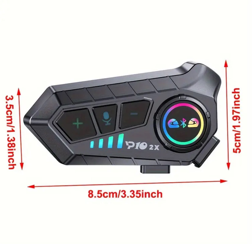 Intercomunicador para casco de moto. Y10 2X