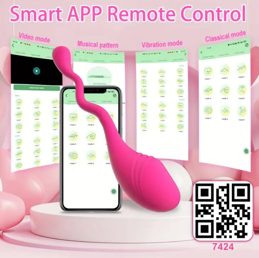Vibrador Dildo control por app. Juguete sexual. Adultos