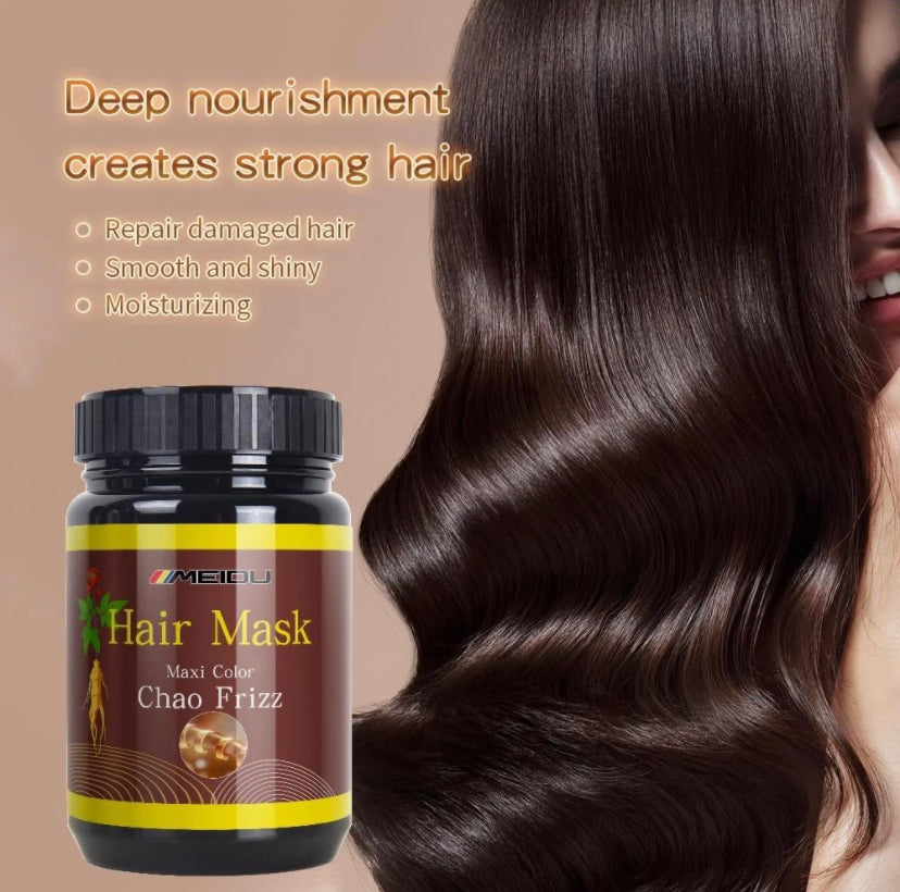 Mascarilla reparadora chao Frizz marca Meidu. Cuidado personal