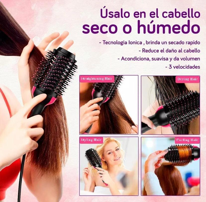 Cepillo para el cabello, secador y voluminizador One Step. Cuidado personal