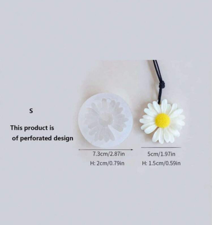 Girasol. Molde de silicona con forma de girasol. Ideal para velas