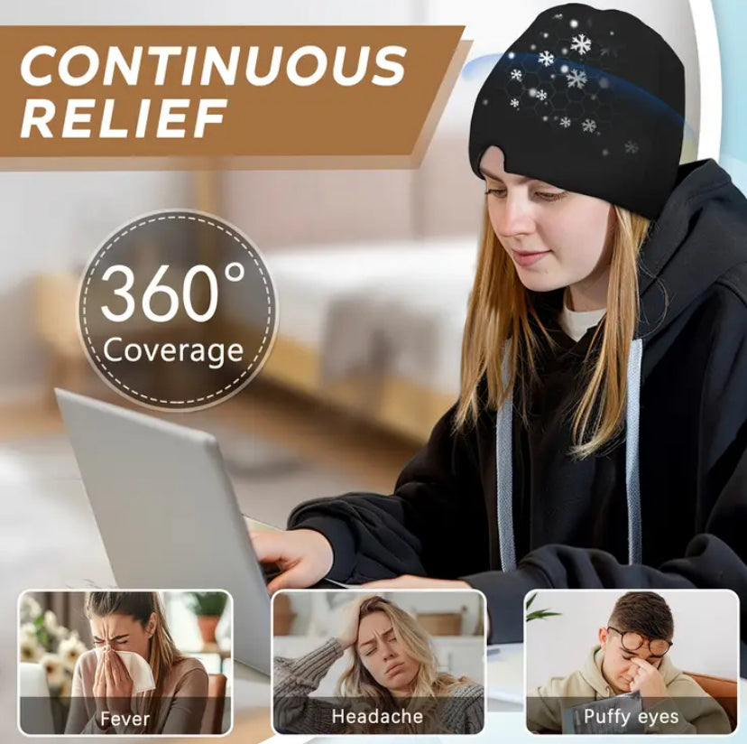 Gorro antimigraña. Cuidado personal