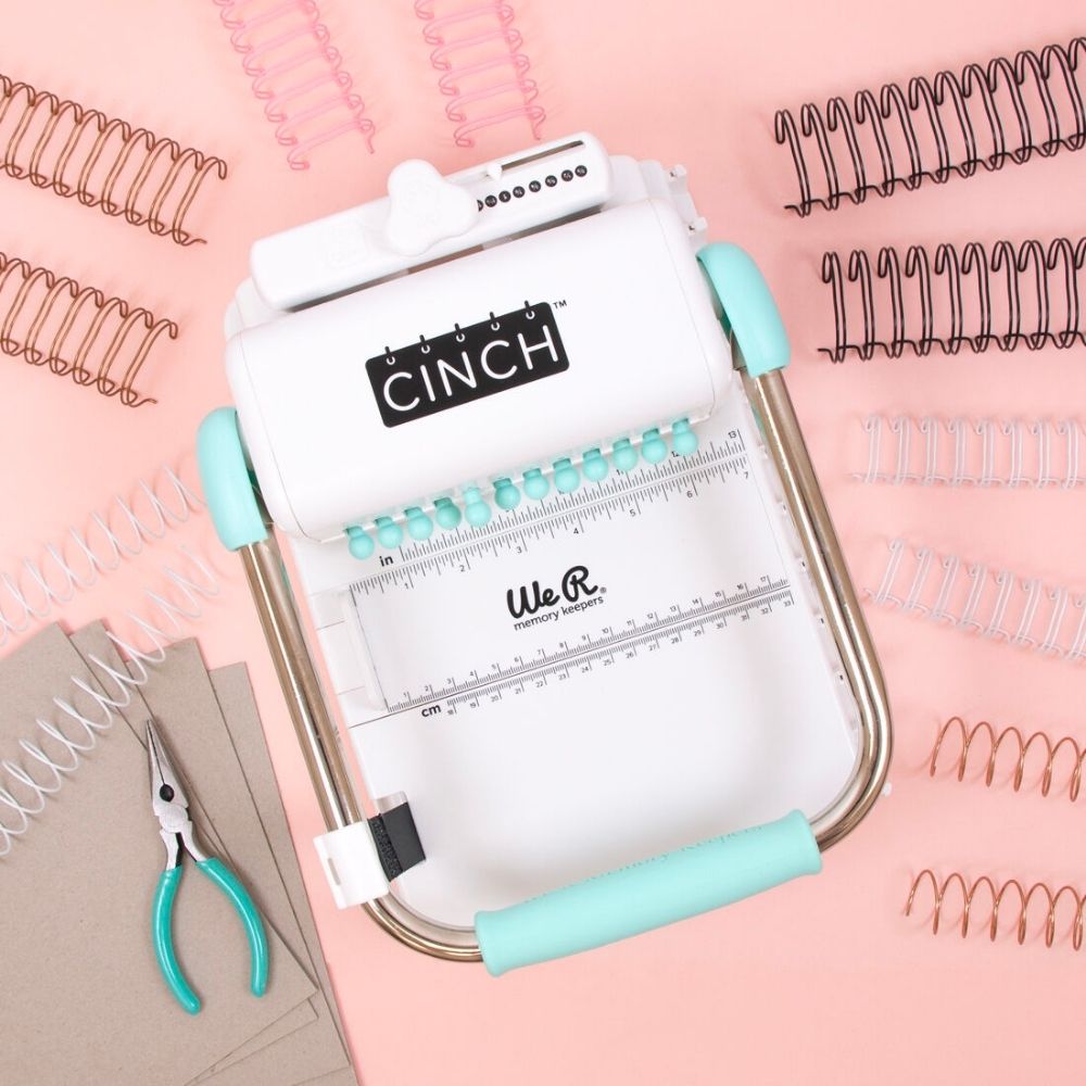 Maquina para encuadernar Cinch. Papelería