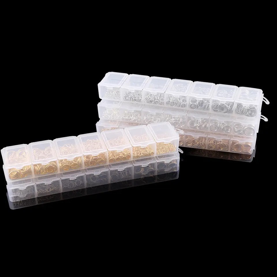 Set de 1370 conectores colores mixtos. Bisutería