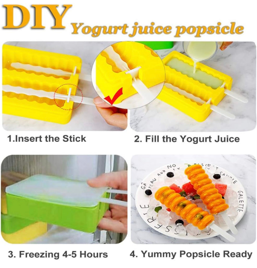 Molde para paletas de helados. Reposteria