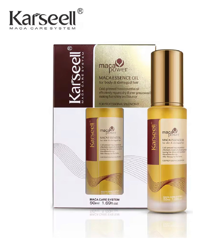 Combo KARSEELL Mascarilla de 500ML y aceite de Argan de 50 ML. Cuidado personal