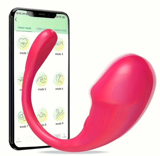 Vibrador Dildo control por app. Juguete sexual. Adultos