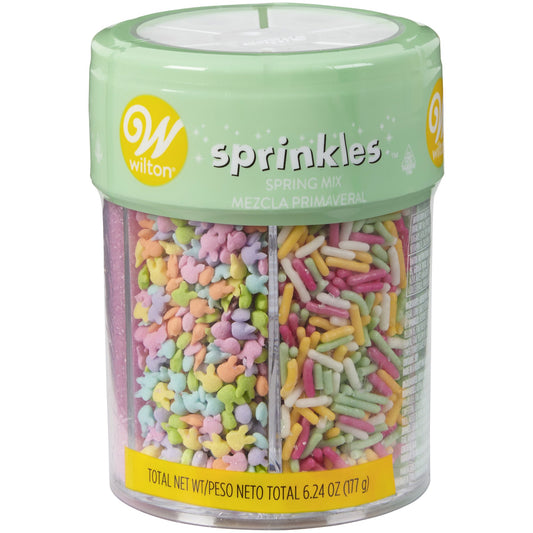 Spring sprinkles de Wilton. 194g de sprinkles para reposteria
