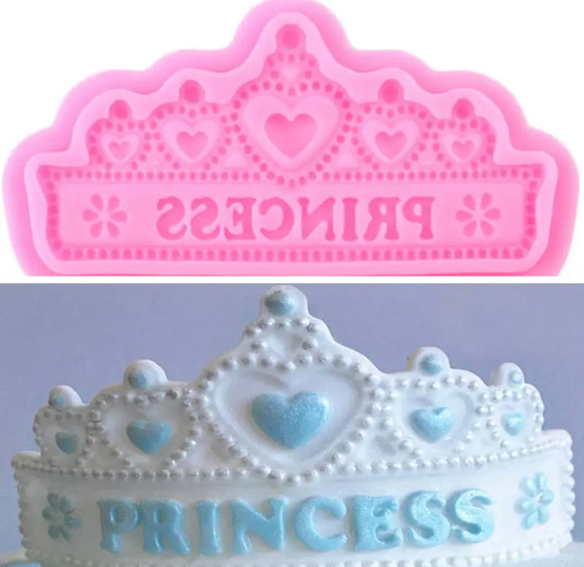 Molde princesa. Reposteria. fondant