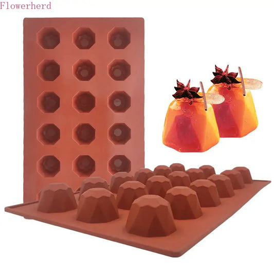 Molde para bombones de chocolate de 18 cavidades. Ideal para reposteria