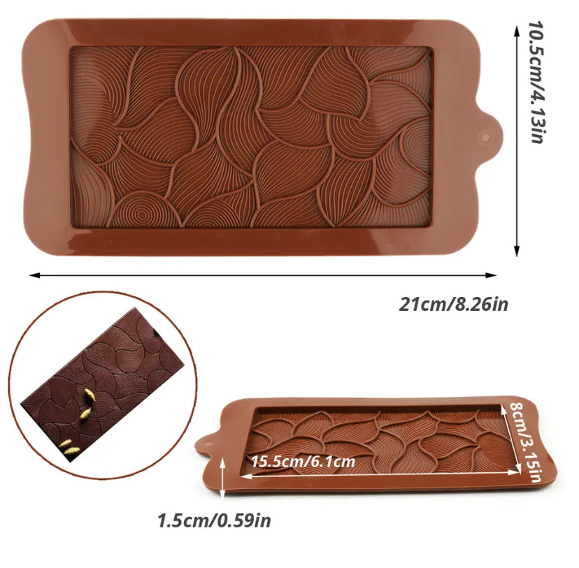 Molde para elaborar tabletas de chocolate. Ideal para reposteria y chocolatería