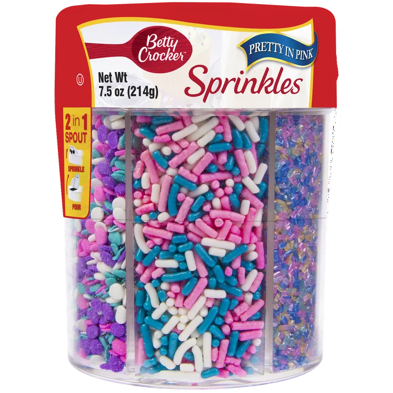 Sprinkles mixto Betty Crocker. Reposteria